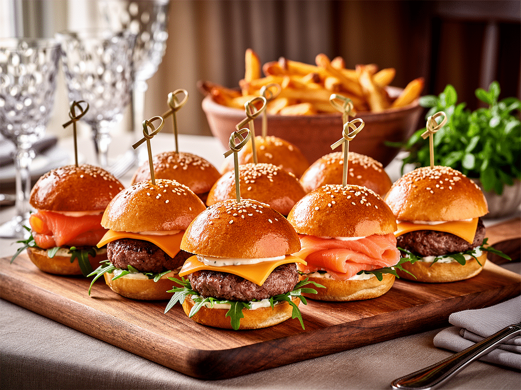 recette mini burger apéro