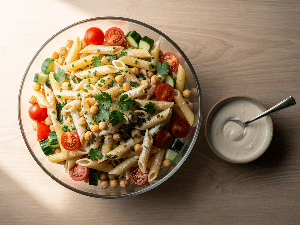sauce salade de pates