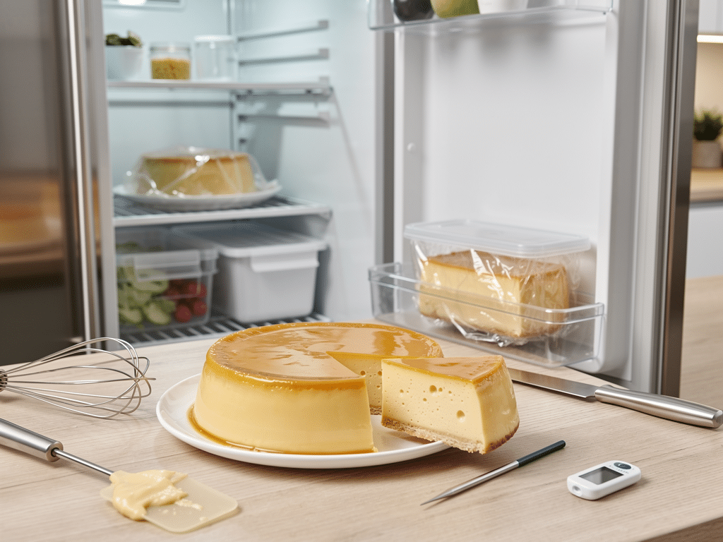 conservation flan patissier