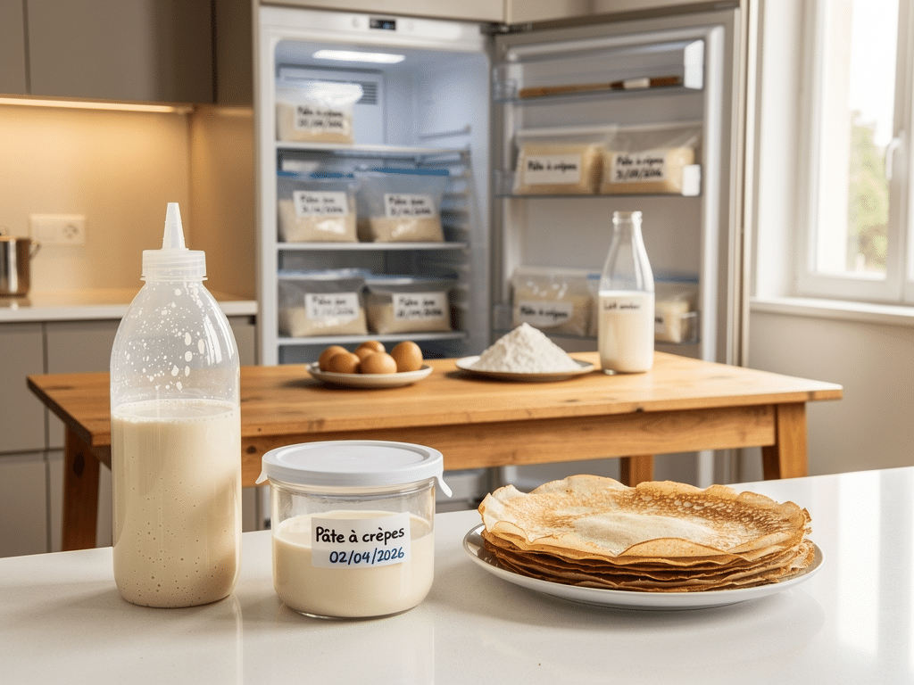 congeler pate a crepe