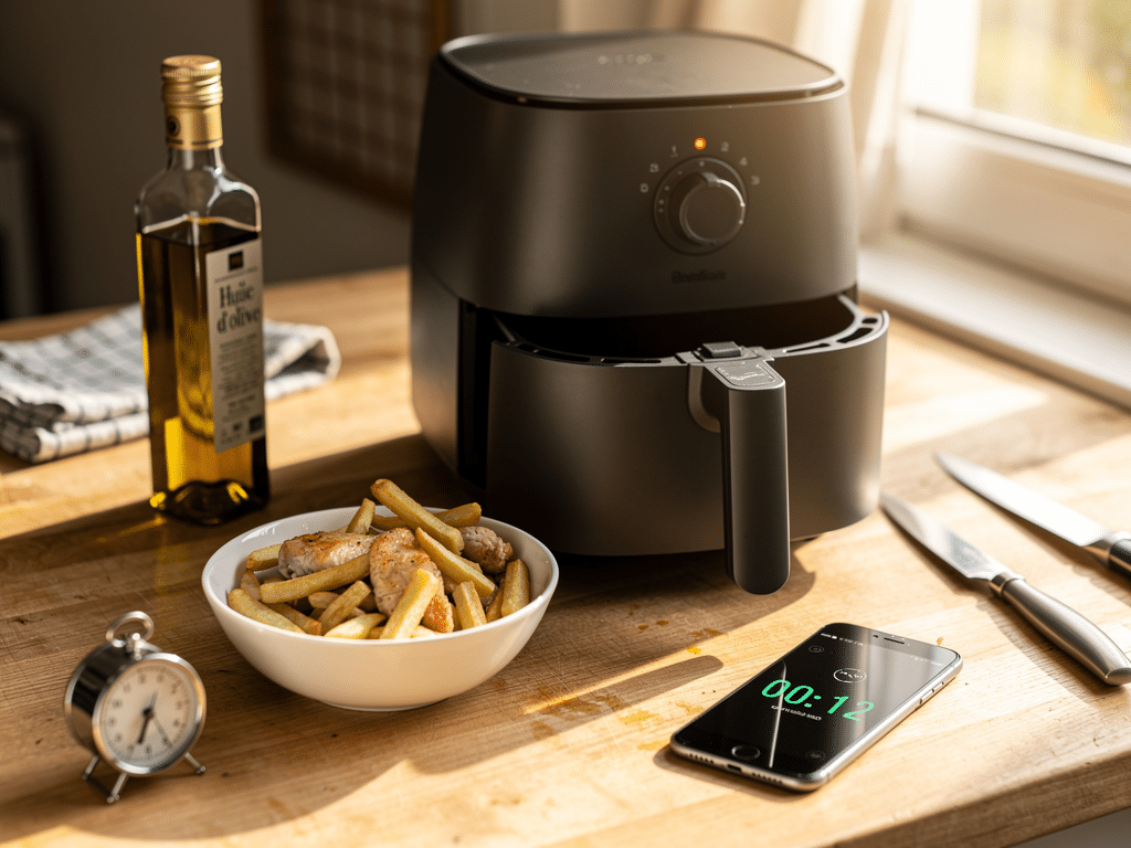 comment prechauffer airfryer