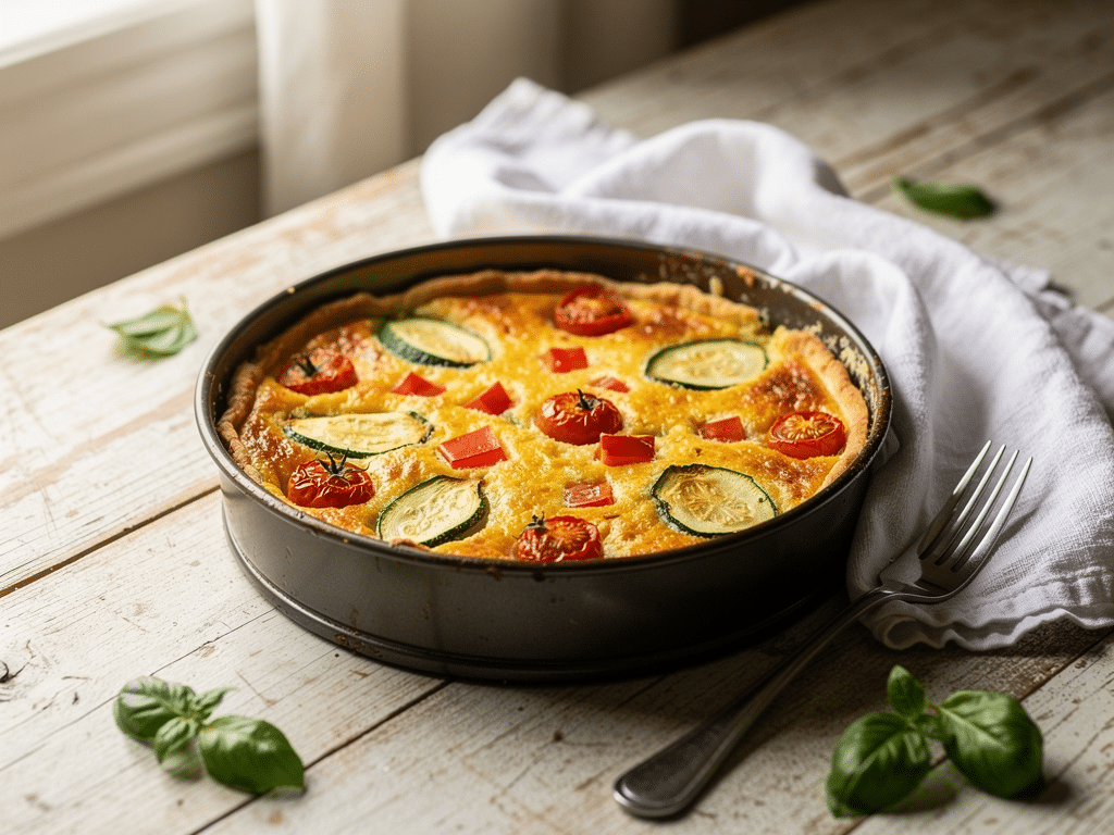quiche aux legume sans pate