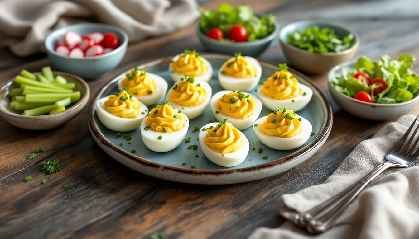 découvrez des idées simples et savoureuses pour accompagner vos œufs mimosa et sublimer ce classique de l'apéritif avec des recettes faciles à réaliser.