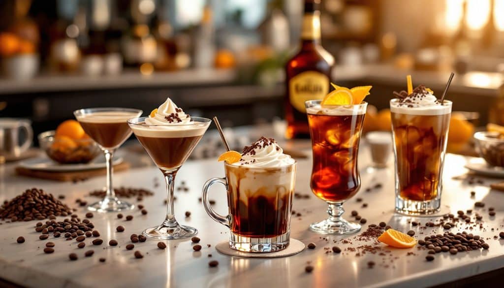 découvrez des recettes faciles de cocktails à base de kahlua et des idées de mélanges pour des boissons savoureuses et originales.