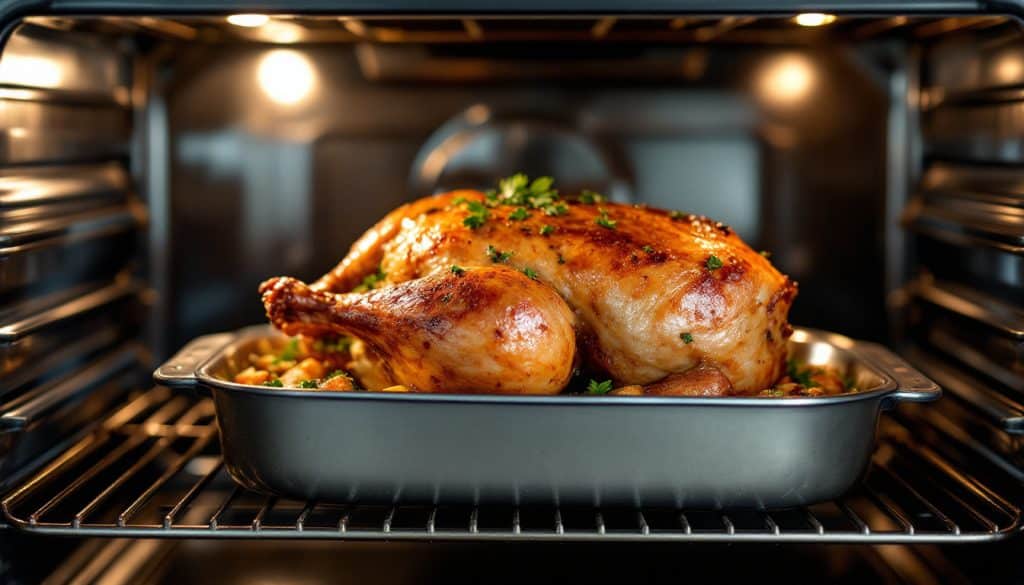 découvrez le temps de cuisson idéal pour un rôti de pintade farcie au four à 180°c, pour une viande tendre et savoureuse à chaque fois.