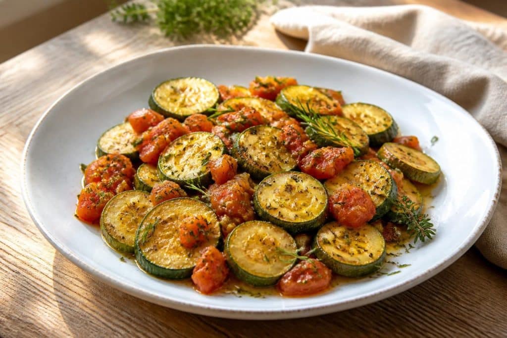 découvrez notre recette facile et savoureuse des courgettes à la provençale, un plat traditionnel plein de saveurs méditerranéennes parfait pour toutes les occasions.