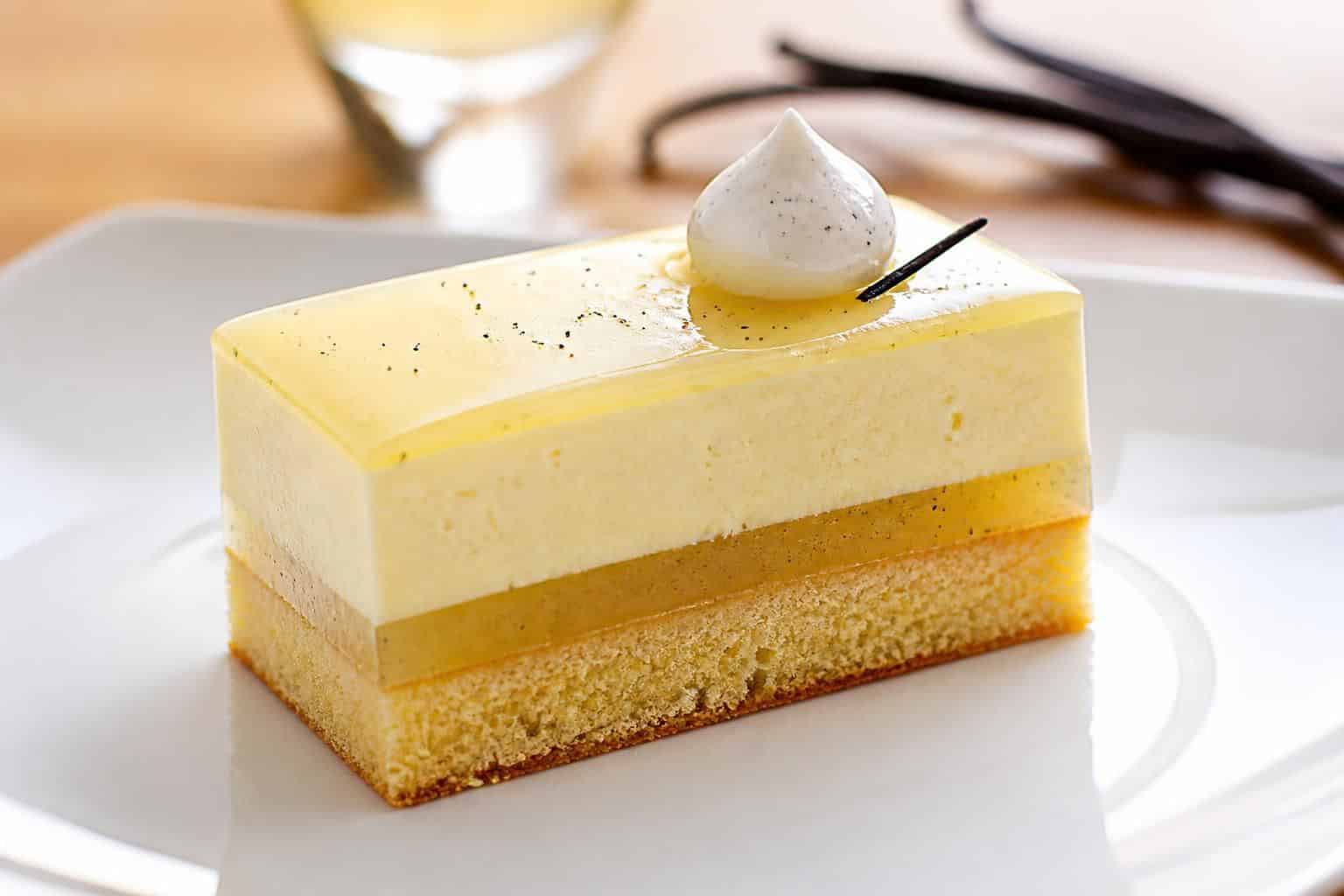 découvrez notre recette facile et gourmande d'entremet à la vanille, idéale pour un dessert savoureux et élégant qui ravira vos papilles.