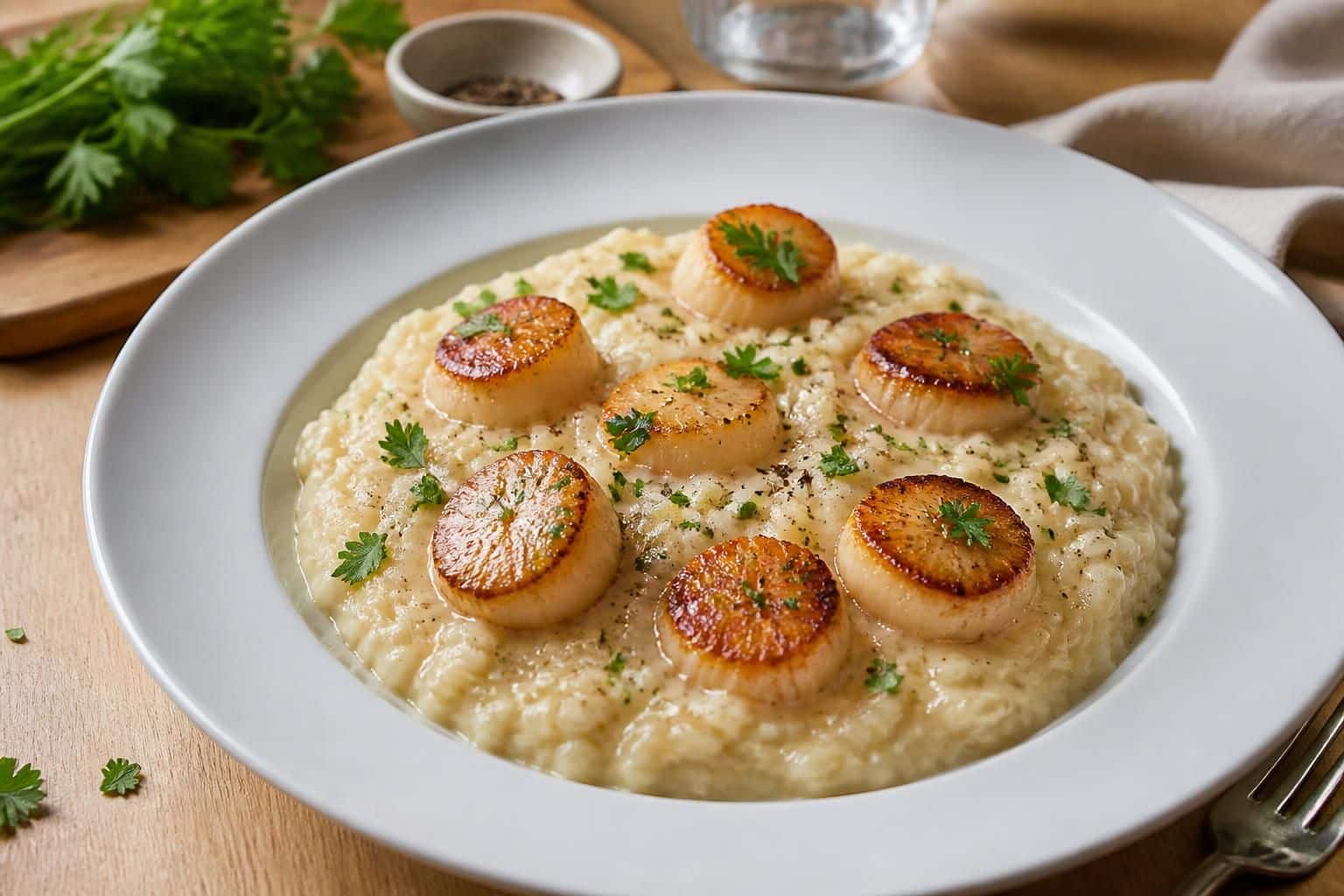 découvrez notre recette facile et rapide de risotto saint jacques crémeux, parfaite pour un repas gourmand et raffiné en toute simplicité.