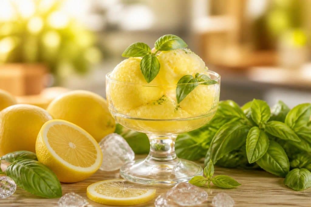 découvrez notre recette facile et rafraîchissante de sorbet citron basilic novascope, idéale pour les journées chaudes et les amateurs de saveurs naturelles.