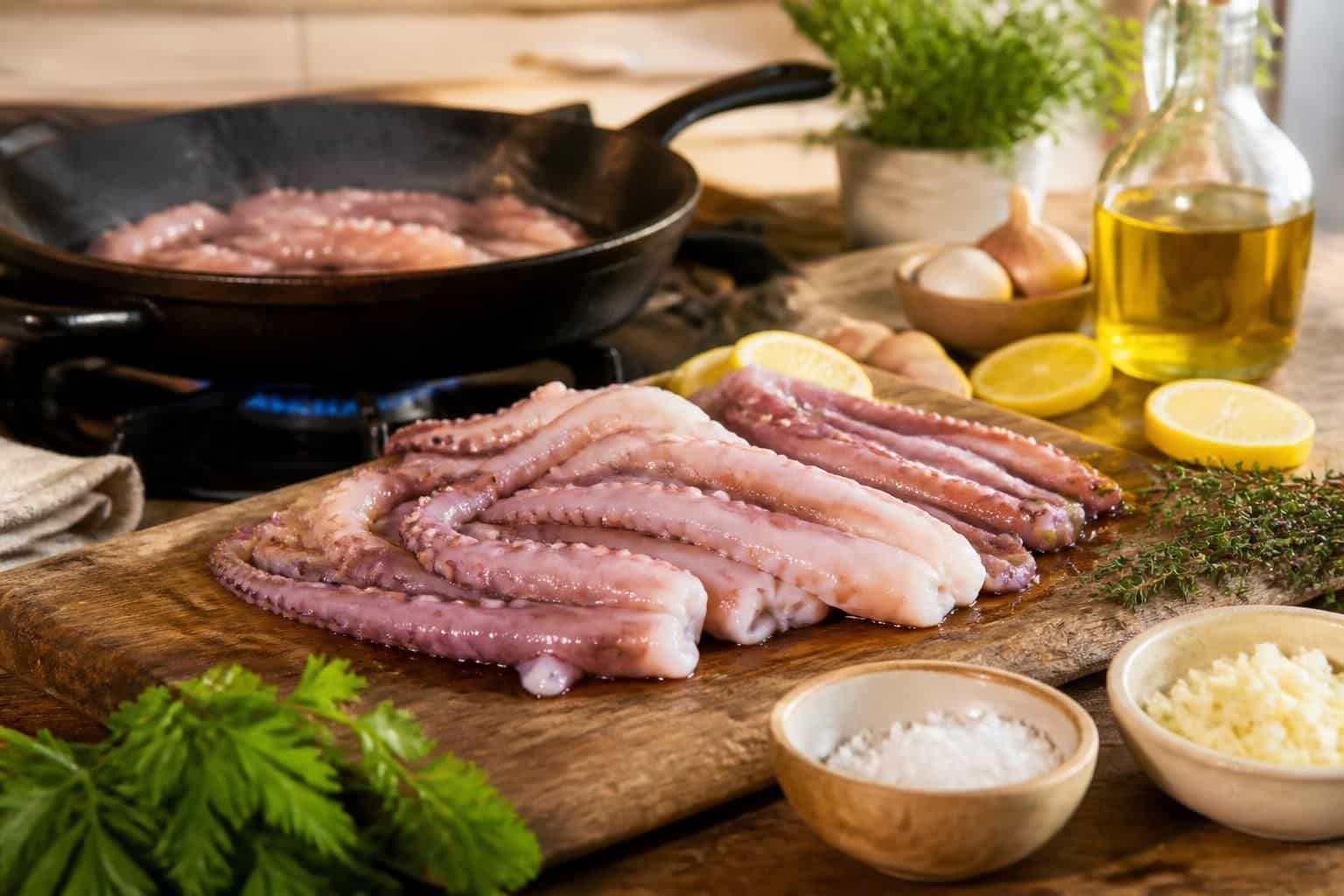 découvrez notre recette facile de tentacules d'encornet avec des conseils de cuisson et astuces pour réussir un plat savoureux et tendre à chaque fois.