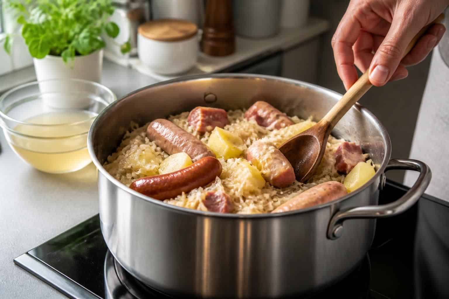 découvrez nos astuces pour réchauffer une choucroute sans la dessécher, en conservant toute sa saveur et son moelleux.