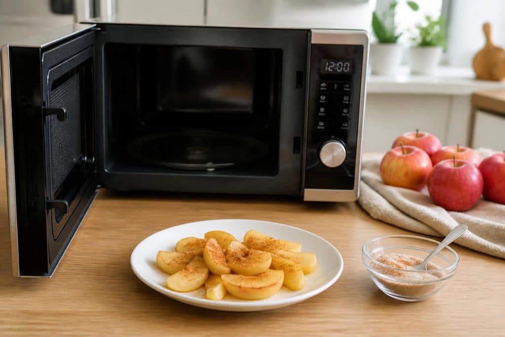 découvrez comment cuire des pommes au micro-ondes rapidement et facilement avec nos astuces simples pour une cuisson parfaite à chaque fois.
