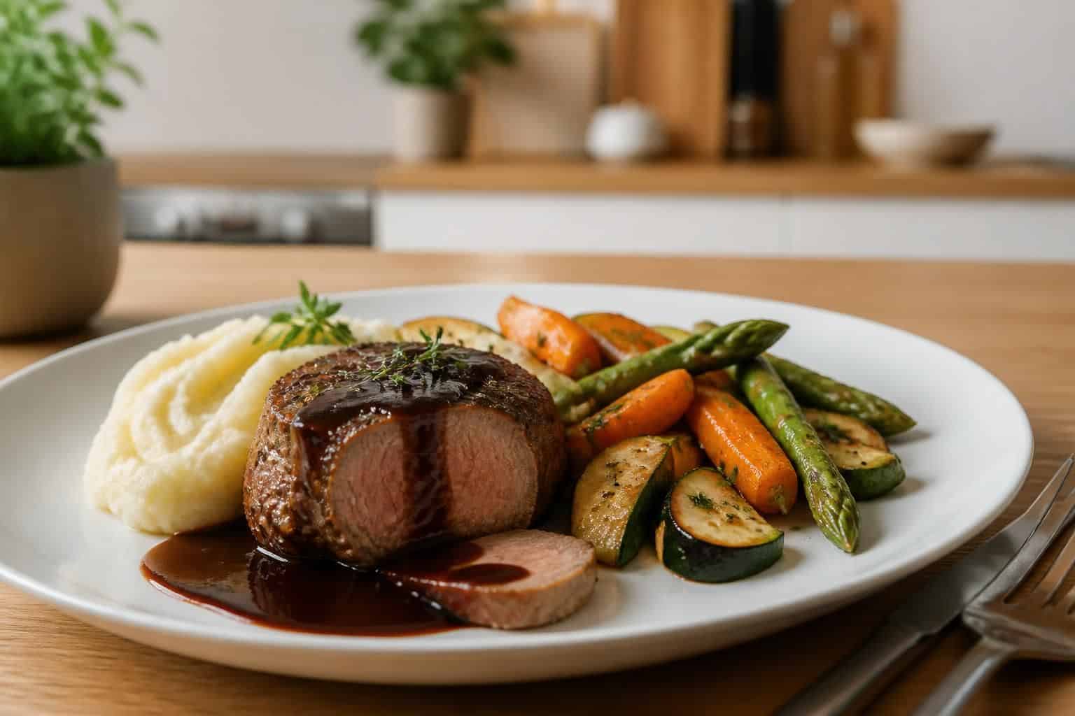 découvrez des idées simples et gourmandes pour cuisiner un filet mignon savoureux accompagné de délicieux plats faciles à préparer.