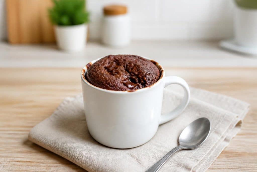 découvrez notre recette rapide et facile de mug cake au chocolat sans beurre, parfaite pour une gourmandise express et légère.