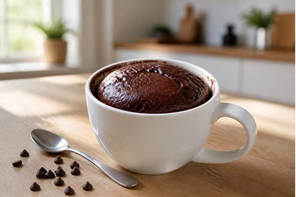 découvrez notre recette facile et rapide de mug cake au chocolat sans œuf, moelleux et gourmand, parfaite pour une pause sucrée express.