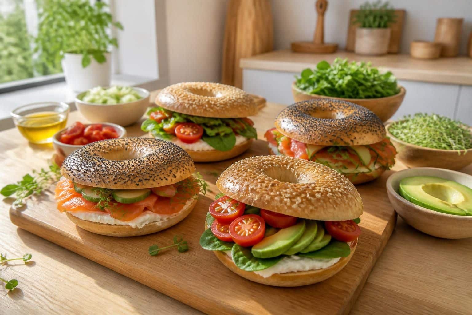 découvrez nos recettes de bagels healthy, faciles et rapides à préparer pour un repas sain et savoureux au quotidien.
