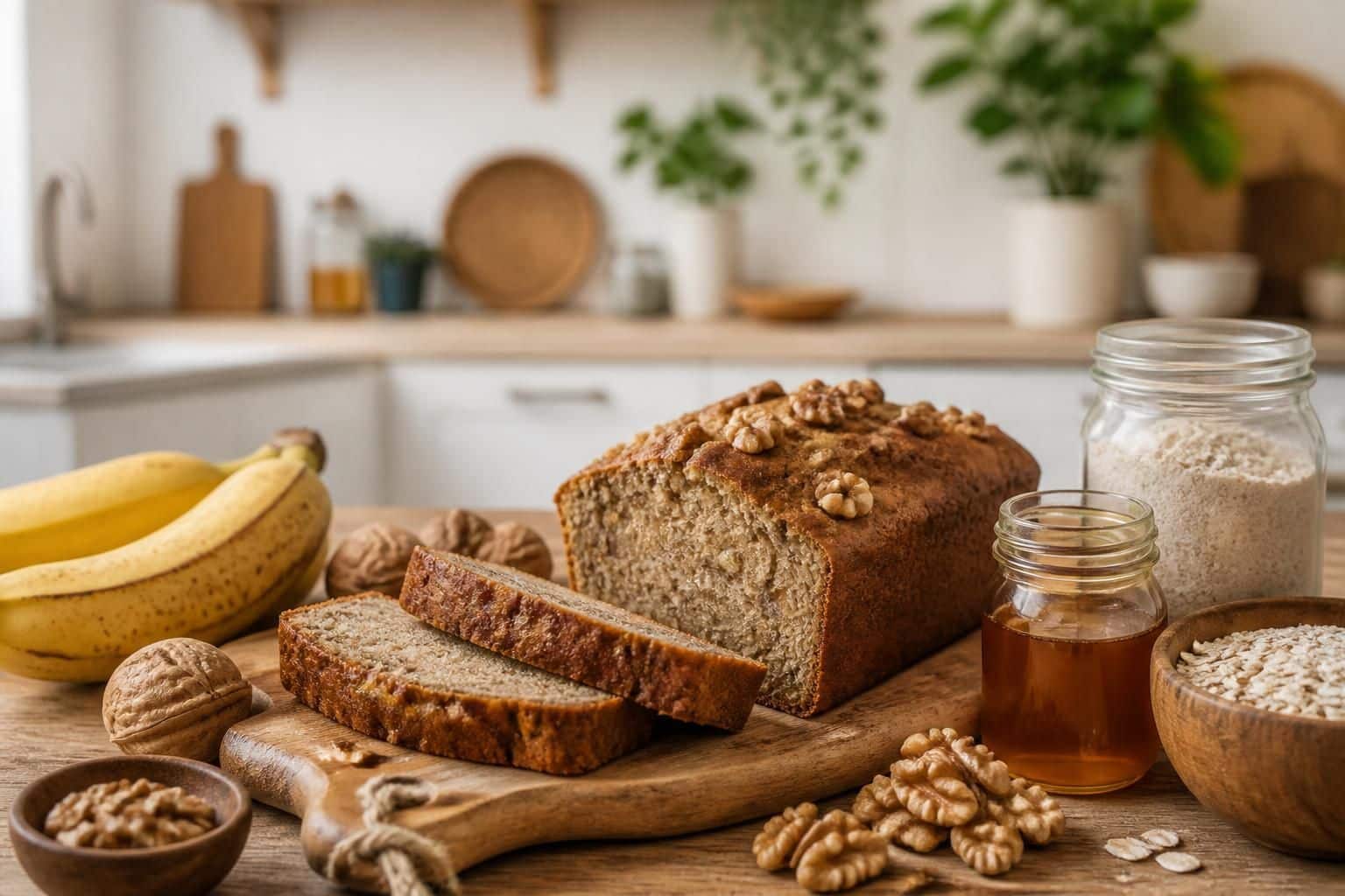 découvrez une recette facile et moelleuse de banana bread healthy, sans beurre ni sucre ajouté, pour un goûter gourmand et équilibré.
