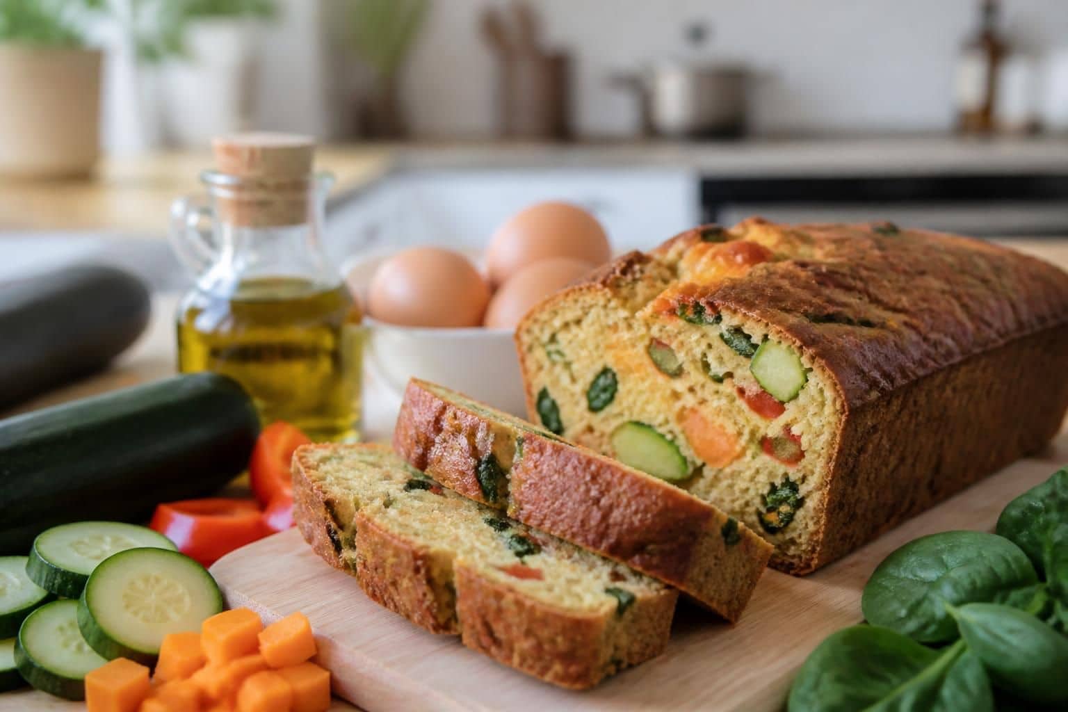 découvrez une recette simple et rapide de cake salé healthy aux légumes, parfaite pour un repas équilibré et savoureux.