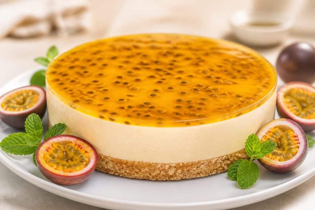 découvrez notre recette facile et gourmande de cheesecake au fruit de la passion, parfaite pour un dessert frais et exotique qui ravira vos papilles.
