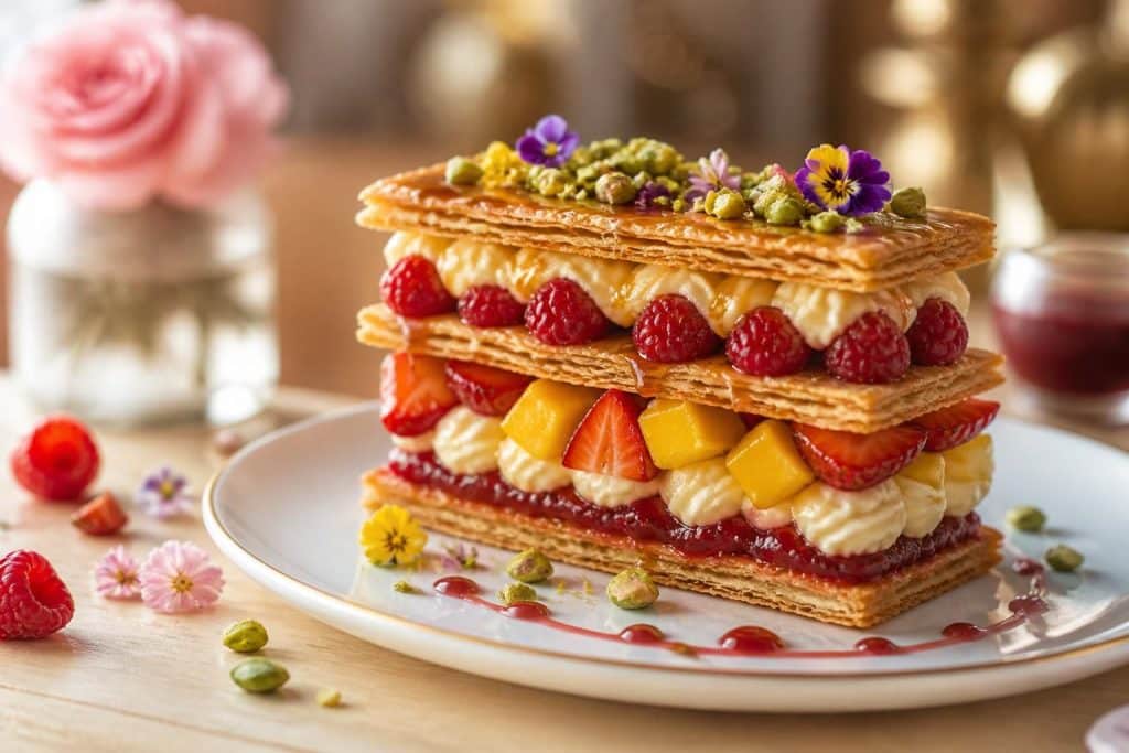 découvrez nos recettes originales et astuces gourmandes pour revisiter le mille-feuille, un dessert classique réinventé avec créativité et saveurs uniques.