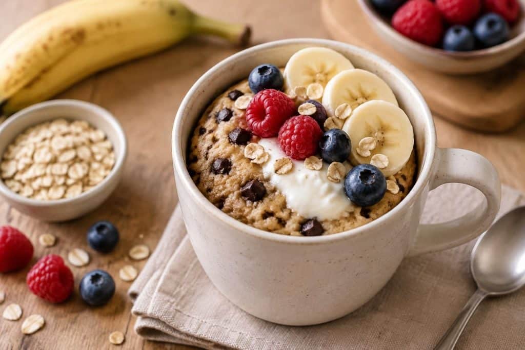 préparez un mug cake healthy en quelques minutes : une recette facile et rapide pour savourer un dessert équilibré, gourmand et réconfortant.