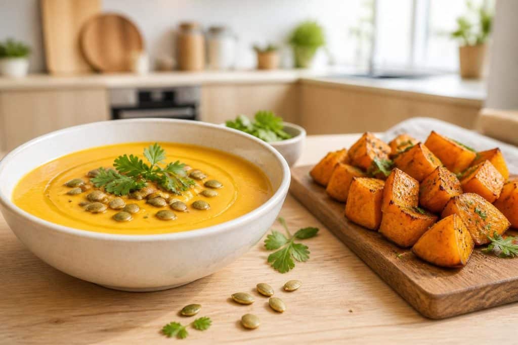 découvrez une recette healthy de butternut, rapide et gourmande, parfaite pour un repas équilibré et savoureux.