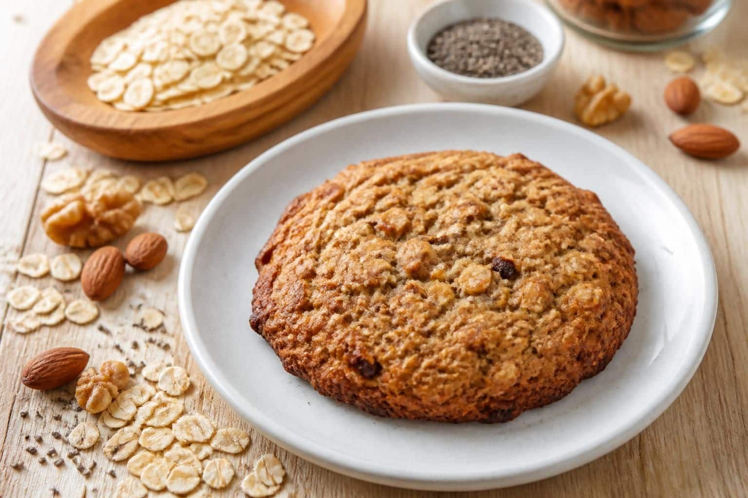 découvrez une recette facile et rapide de cookie protéiné aux flocons d’avoine, idéale pour une collation saine et gourmande.