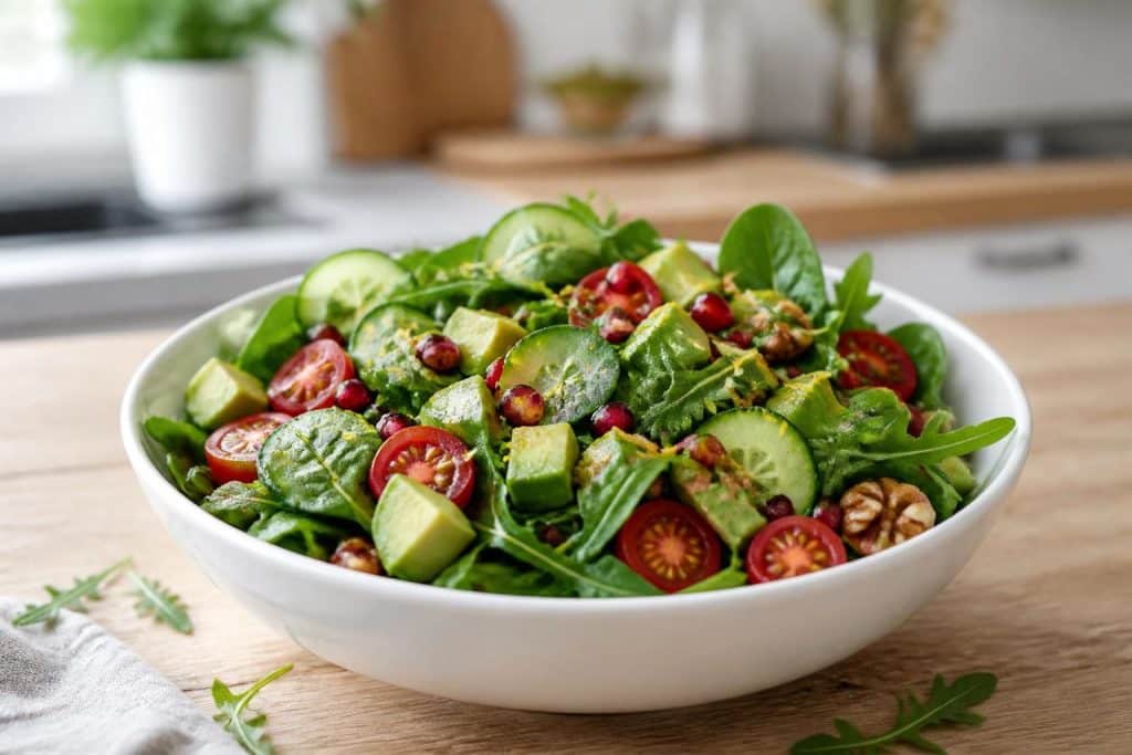 découvrez des recettes de salades healthy, rapides et légères, parfaites pour un repas sain et équilibré au quotidien.