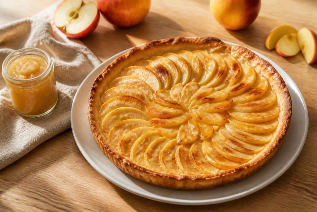 découvrez notre recette saine de tarte aux pommes, facile et rapide à préparer, sans sucre raffiné pour un dessert gourmand et léger.