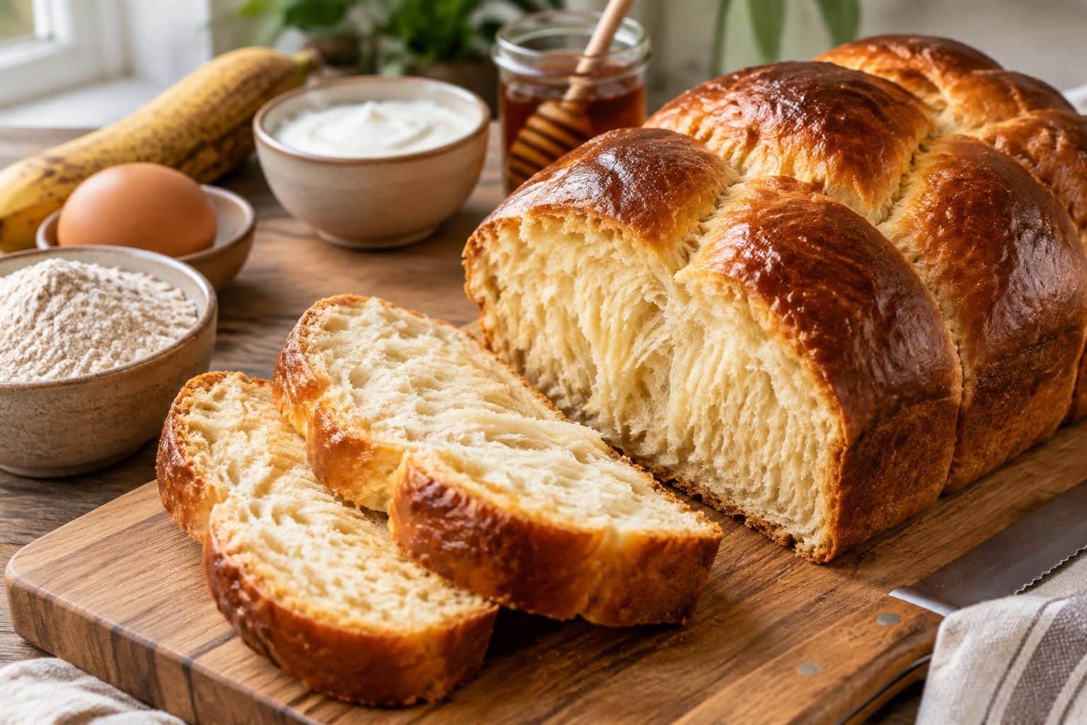 préparez une brioche healthy facile et rapide, sans beurre ni sucre raffiné : une recette moelleuse et gourmande pour se régaler au petit-déjeuner.