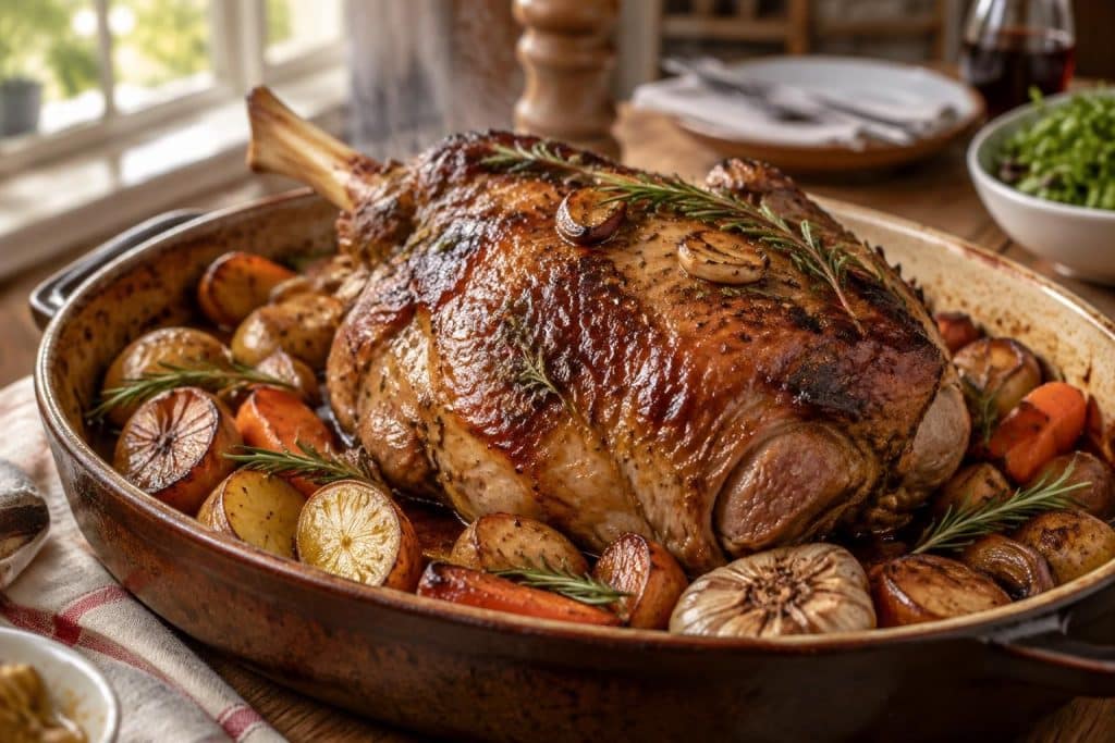 découvrez comment préparer un gigot d’agneau au four en cuisson lente : une recette facile pour une viande tendre, fondante et savoureuse.