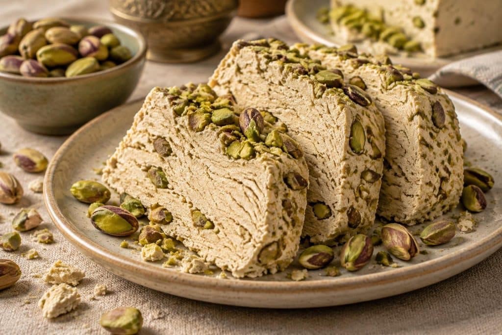 découvrez la recette du halva à la pistache, un dessert traditionnel savoureux, et explorez ses bienfaits ainsi que des conseils pour le préparer.