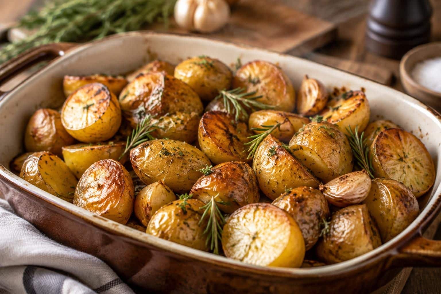 découvrez une recette facile de pommes de terre grenaille au four : dorées, croustillantes à l’extérieur et fondantes à l’intérieur.