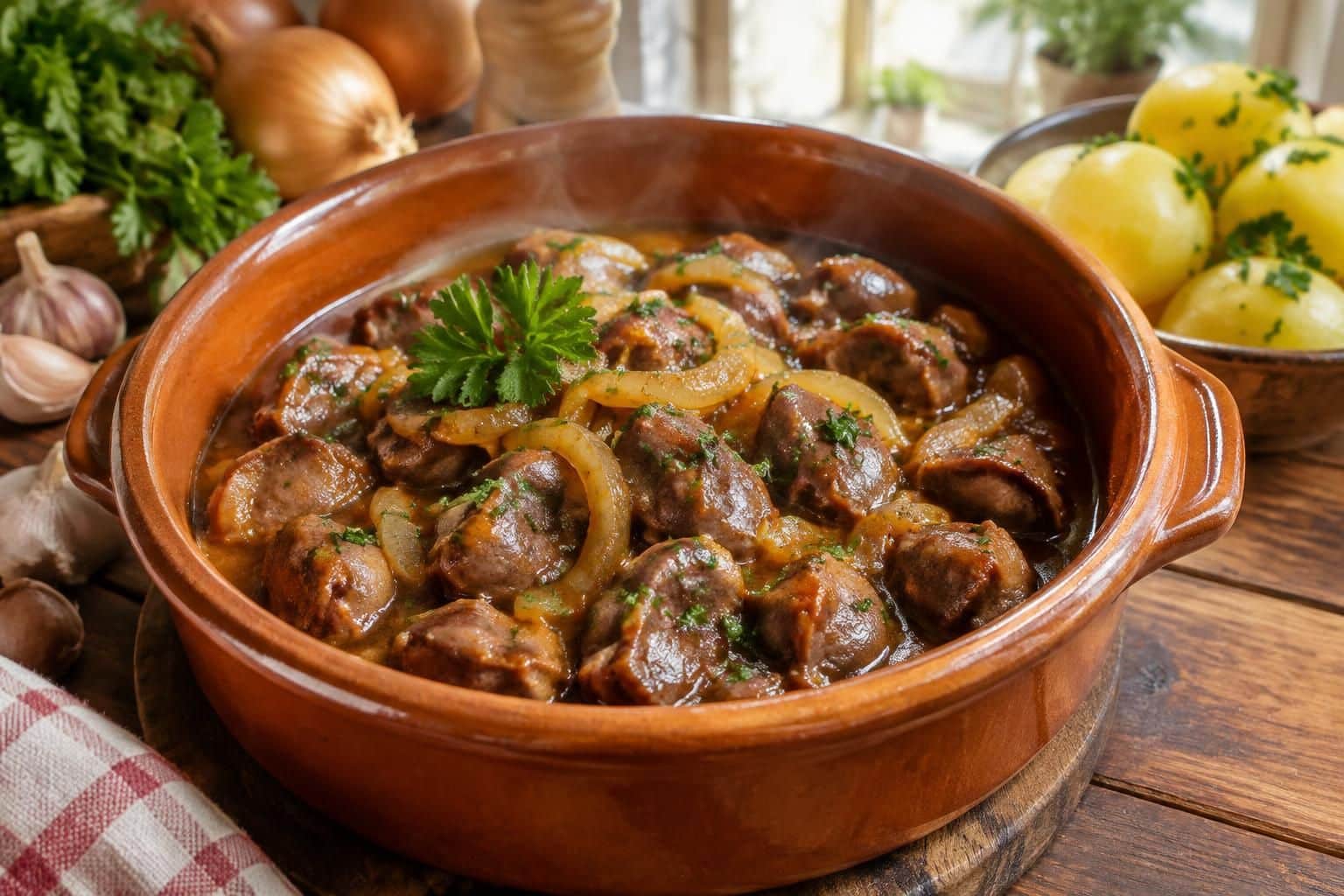 découvrez une recette facile de gésiers de poulet mijotés dans une sauce simple et savoureuse, pour un plat tendre et généreux.