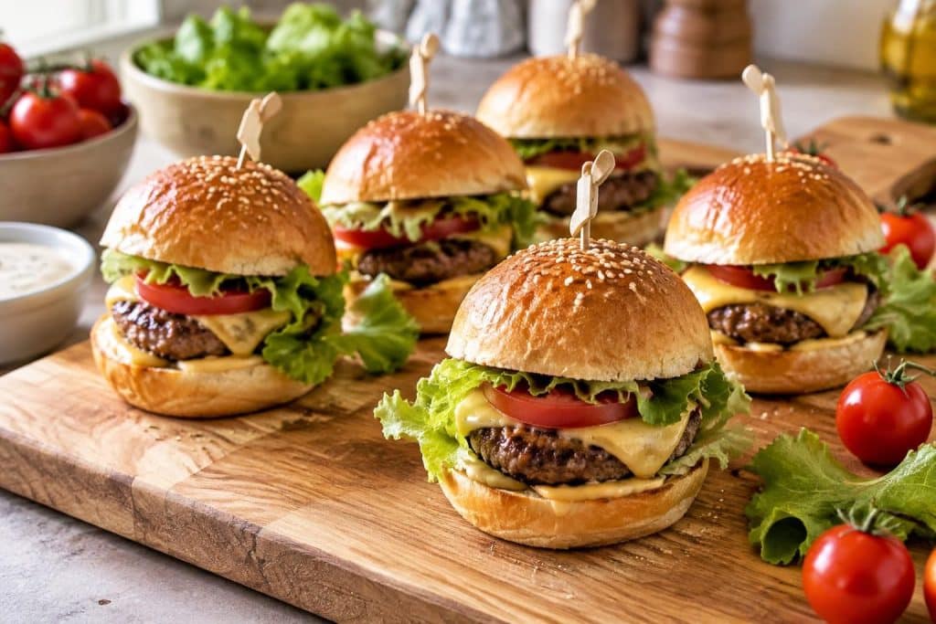 découvrez une recette facile et rapide de mini burgers apéro : de délicieuses bouchées gourmandes à préparer pour régaler vos invités.