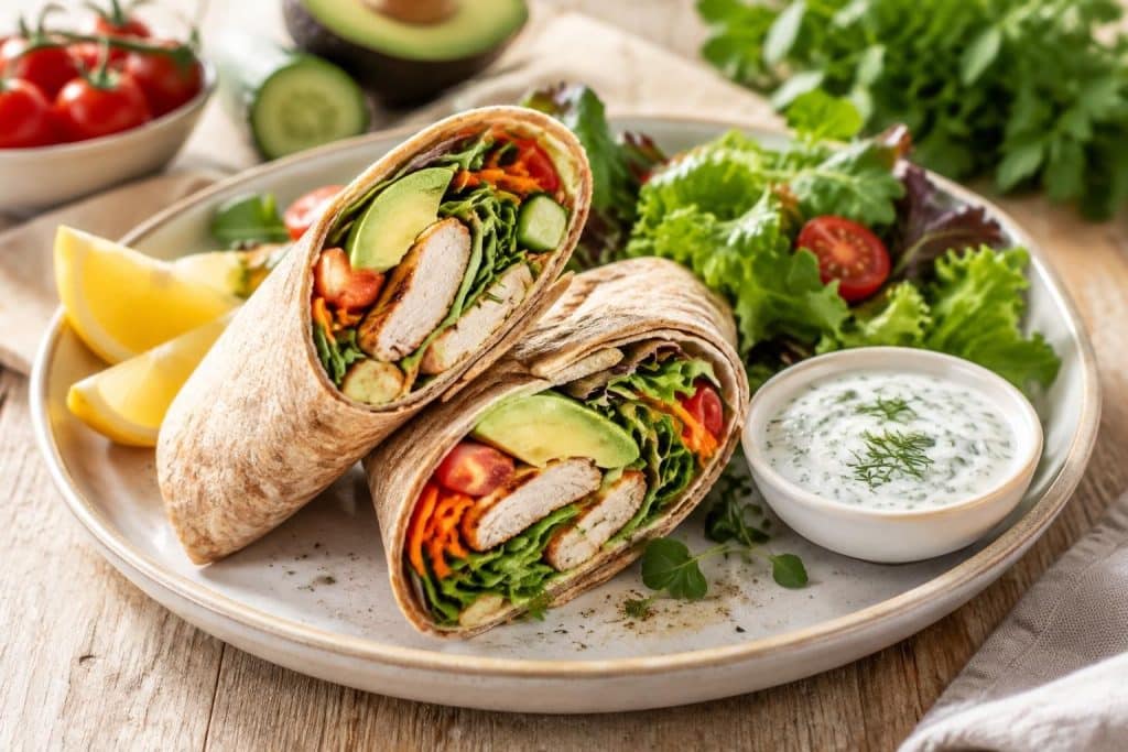 découvrez des recettes de wraps healthy faciles et rapides, garnis d’ingrédients frais pour un repas léger, équilibré et plein de saveurs.